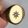 9ct Gold Signet Ring "O"