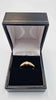 9ct Yellow Gold Ring With Curbic Zirconia Stone - Size O -  1.04 Grams