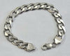 Silver Curb Bracelet 8.5"