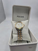 pulsar steel and gold watch