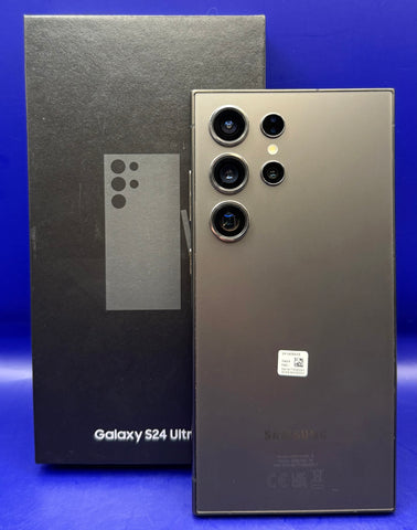 Samsung Galaxy S24 Ultra 256GB Titanium Black Unlocked Boxed - Chesterfield