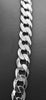 925 sterling Silver HEAVY CURBED CHAIN W/ LOBSTER LOCK 25" 102.7g **BRAND NEW**