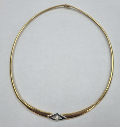 18ct gold diamond necklace