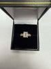 9ct Ladies Gold Ring, C/Z Stone ( Size L ) 3.62g - ** Hallmarked **