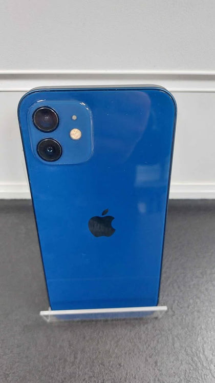 Apple iphone 12 128GB blue Unlocked has some scurs on the side and the screen ref pic unboxed