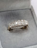 9ct gold eternity ring 0.50ct diamond size O
