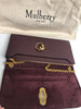 Mulberry Womens Amberley Leather Clutch Bag - Oxblood Red
