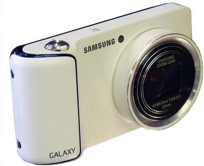 Samsung Galaxy EK-GC100 Camera 16 Megapixel 21x Optical Zoom, Android 4.1 Jelly Bean OS, 4.8-Inch HD Touch LCD White (Renewed)