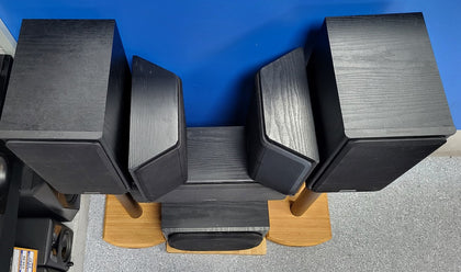 Bronze Audio Cinema Kit (Bronze fx x2 - Bronze 2 x2 - bronze monitor audio - Bronze w10 Sub) +  Stands