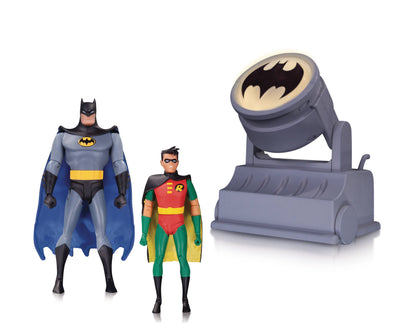 **Christmas Sale** Batman Animated Series : Batman & Robin With/AVEC Bat-Signal