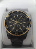 Accurist Men' Chronograph Black&gold Dial 42mm Case Watch Model Mb800b Boxed