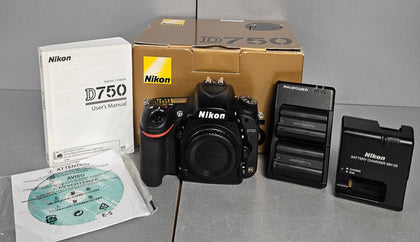 NIKON D750 DSLR Camera - Body Only