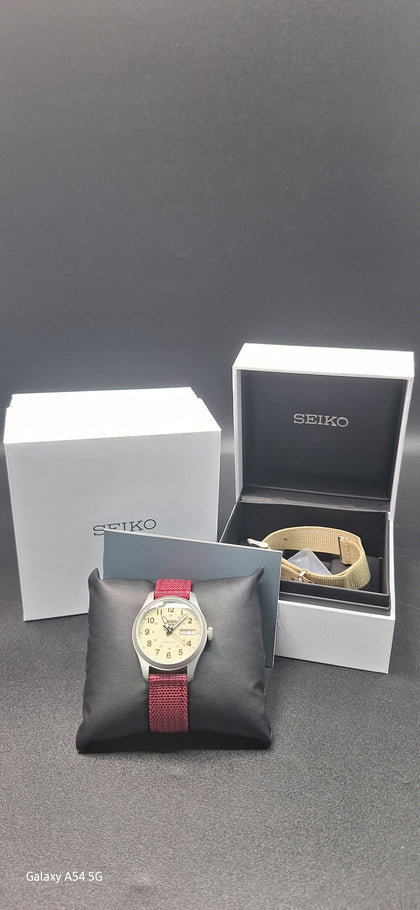 Seiko 5 Sport 36mm Midfield Series desert kit boxed