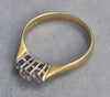 18ct Gold Diamond Ring Size "L"