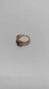 9ct Yellow Gold Ring With 9x Brown Stones - 4.96 Grams - Size O