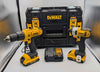 DeWalt Combi Drill & Impact Driver Kit Cordless DCZ298D2T 18V 2 x 2Ah Li-ion XR & Charger