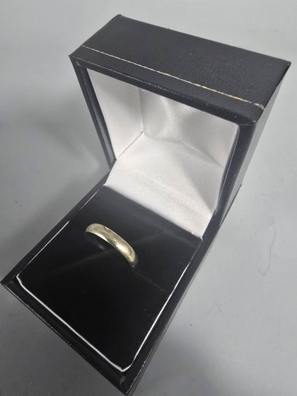 9ct White Gold Ring 375 1.4G Size N