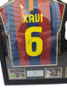 Dual Framed And Signed Barcelona Shirts - Xavi & Iniesta Shirts With COA