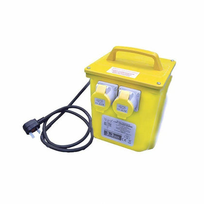 Elite 3.3kVA Power Tool Rated Site Transformer with 2x 16Amp Outlets