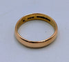 22CT 916 HALLMARKED, YELLOW GOLD, PLAIN BAND, SIZE:M / 6.5, 3.94G, BOXED