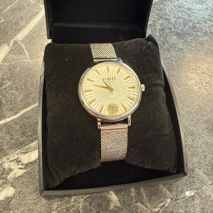 Versus Versace Women's Watch Wristwatch VSP1F0321 Mar Vista IP Silver Mesh