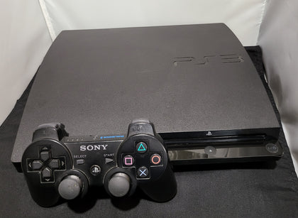 Playstation 3 Slim Console, 120GB, Black with 1 Controller