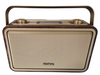 Sandstrom Sdabmbr22 DAB+/FM Retro Bluetooth Radio - Golden & Brown