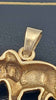 375 9ct yelow gold elephant charm in box 2.0g