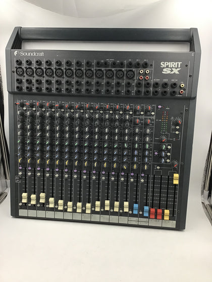 Soundcraft Spirit Folio Sx 20 Channel Mixer Audio Sound Music Mix