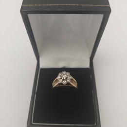 Gold Ring 375 9ct 3.0G Size K