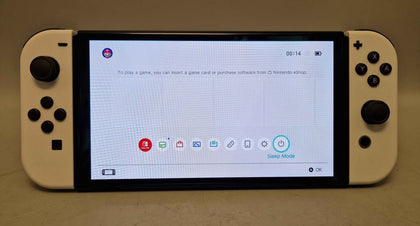 Switch Console, 64GB OLED + White Joy-Con, Unboxed