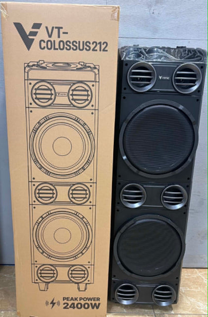collection only ** BRAND NEW ** VIZITEC COLOSSUS 212 2400W with microphone portable