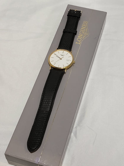 Longines La Grande Classique L4.636.2 - 18ct - White Dial Date Quartz Men's Watch