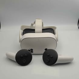 Meta Quest 3S VR Headset – 128GB – With Controllers & Charger – Unboxed