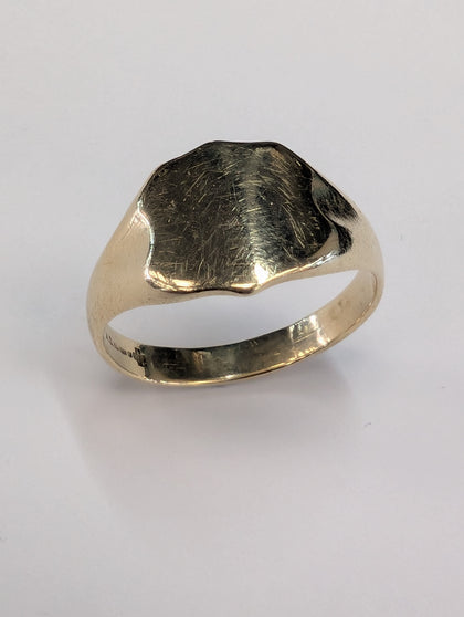 9CT GOLD SIGNET RING