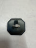 18ct White Gold Square Diamond Ring - Size L
