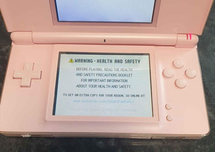 Nintendo DS Lite Console, Pink, Unboxed with charger.