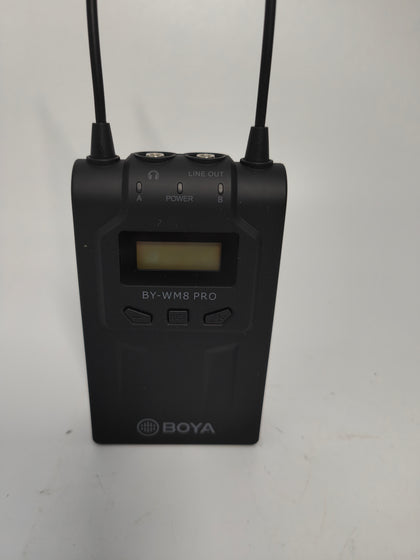 Boya BY-WM8 Pro K2 UHF Dual-Channel Wireless Microphone System.