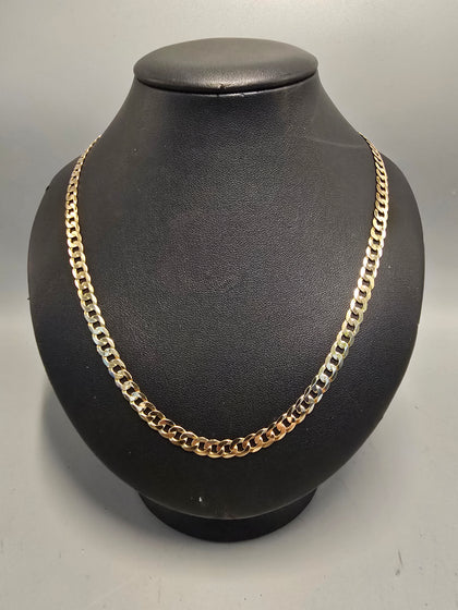9ct Gold Necklace 375 10.5G 18'' in Length