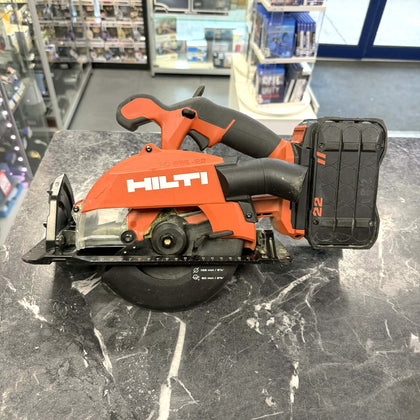 Pre-owned Hilti SC 6WL-22 Cordless Circular Saw + B22 3.85Ah Battery 11.85AH - No Charger