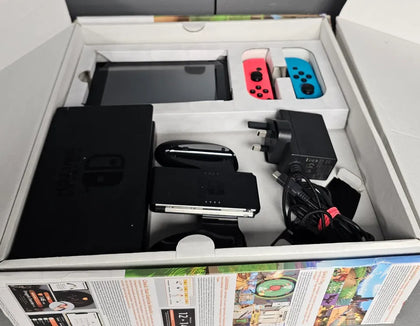 Nintendo Switch (Neon Blue/Neon Red) Ring Fit Adventure Set ( Code Has Been Used )