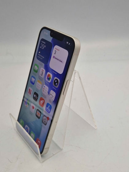 Apple Iphone 13 Mobile Phone - 128GB - White - Open Unlocked - Unboxed (84% Battery)