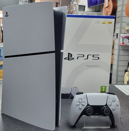 Playstation 5 Slim Console - 1TB = White - Boxed