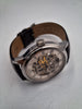 Rotary Men's Vintage Skeleton Dial Mechanical leather Strap Watch BOXED