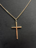 9ct Yellow Gold Cross and Chain Set