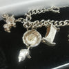 Silver 925 Charm Bracelet - 30.24G