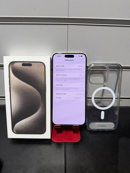 Apple iPhone 15 Pro Max 256GB Natural Titanium, Unlocked