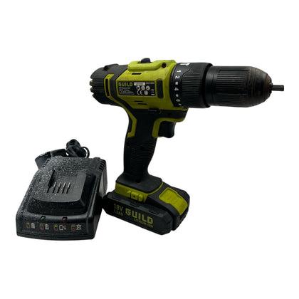 Guild Cordless 18V Hammer Drill Battery And Charger