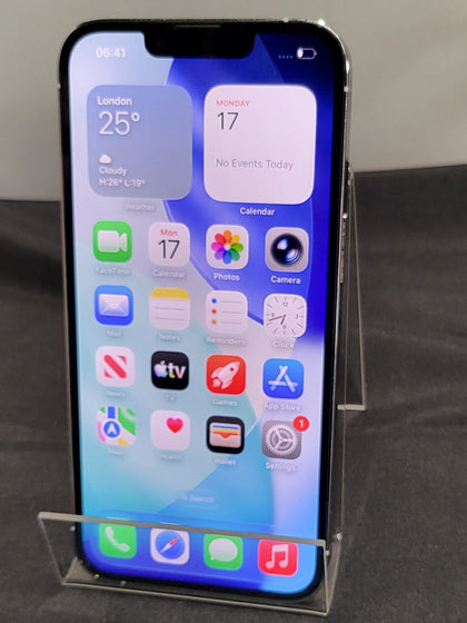 Apple iPhone 13 Pro - Silver - 256GB - Unlocked - 74% Battery Health