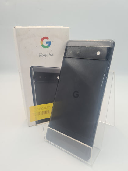 Google Pixel 6a 128GB black/grey smartphone unlocked boxed (scratches to side of the body)